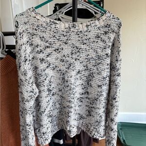 a new day Black and Cream Knit Sweater